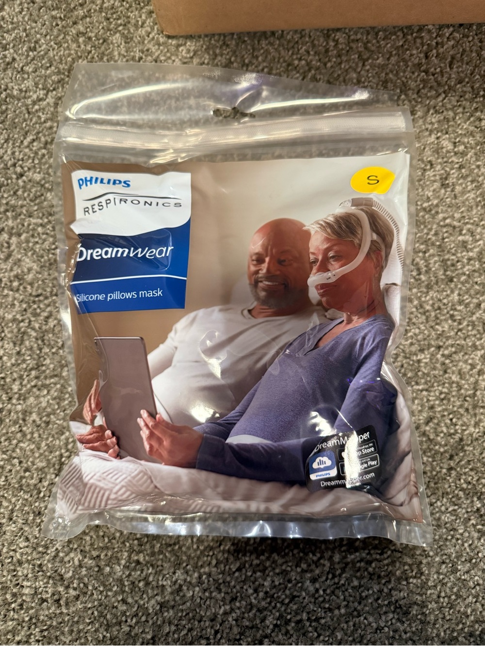 Philips DreamWear Silicone Pillows Mask - White size Small